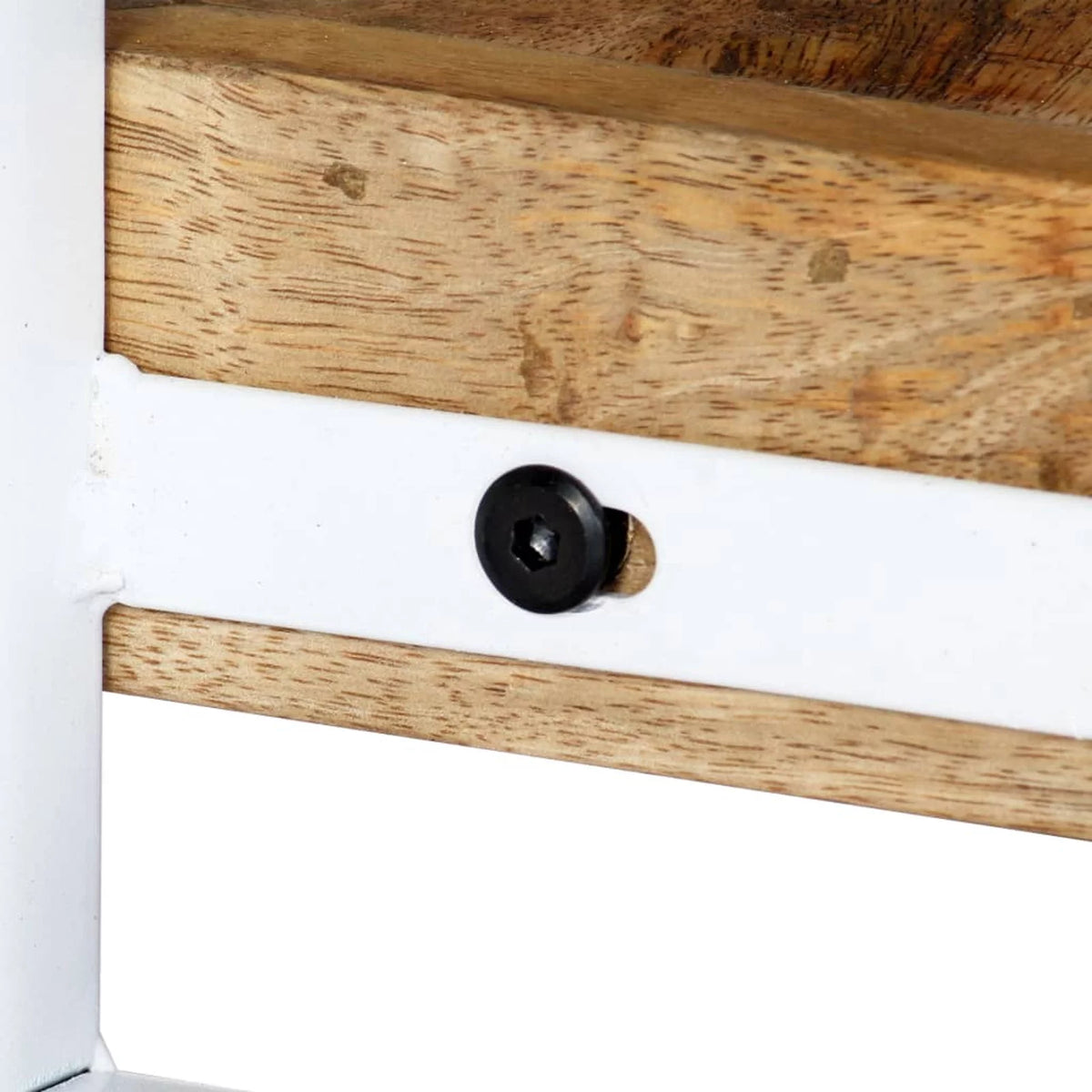 Mango Wood TV Stand with Iron Frame F92828