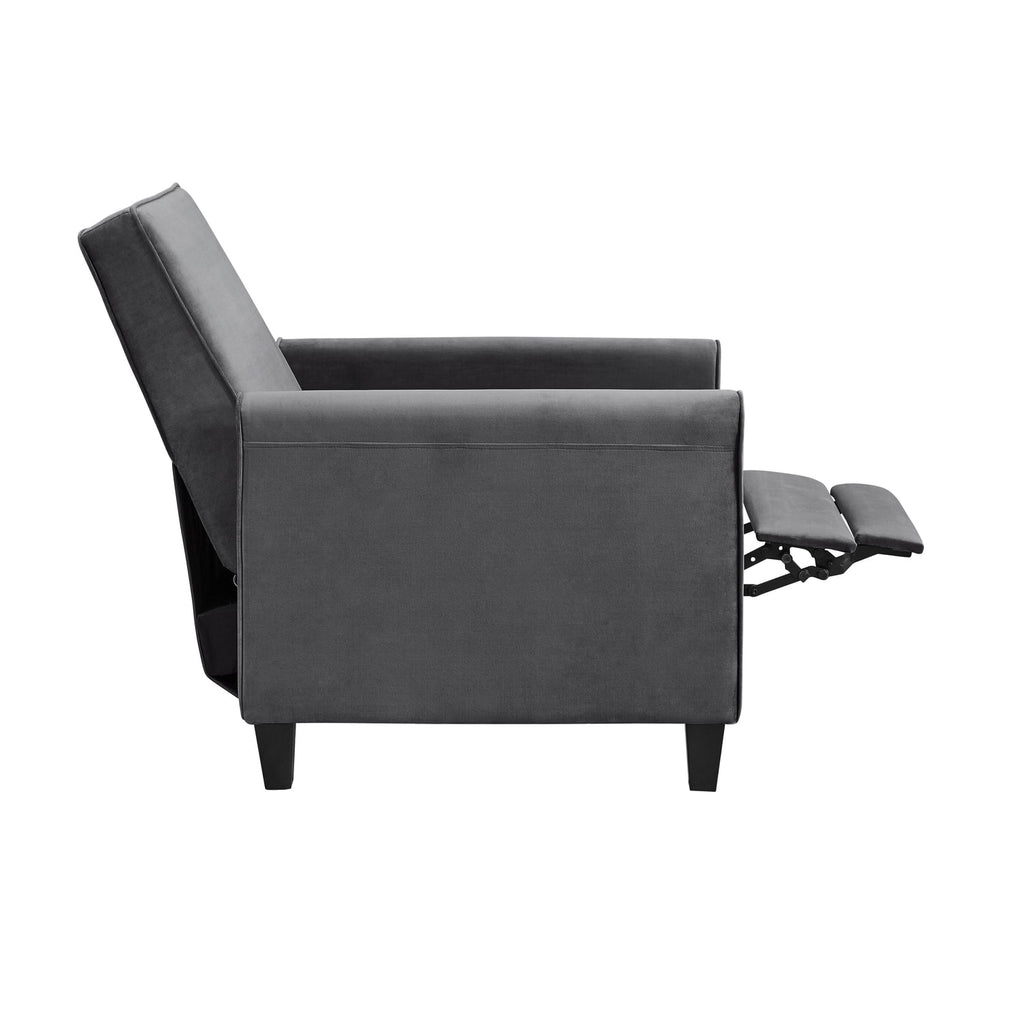 Set of 2 Cream Linen Upholstered Recliner P407046