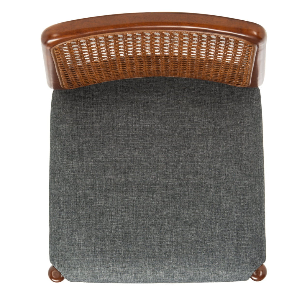 Brown Rattan Dining Chair Set of 2 O60175