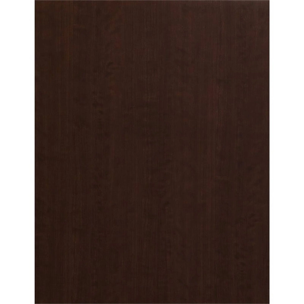 Left Hand U-Shaped Desk with Mobile File Cabinet in Mocha Cherry S771