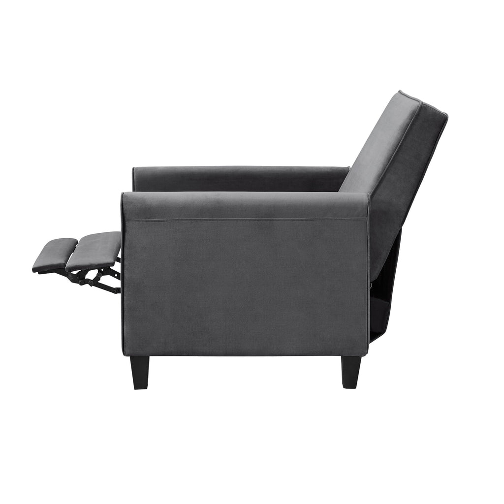 Set of 2 Cream Linen Upholstered Recliner P407046