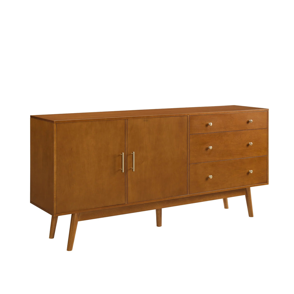 Mid Century 3-Drawer and 2-Door Sideboard C4830
