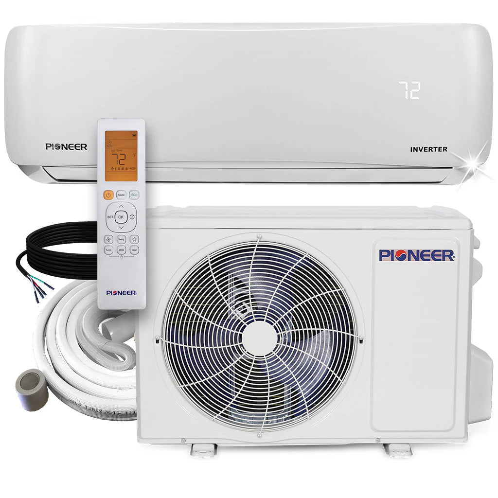 12,000 BTU 22 SEER 230V Ductless Mini-Split Inverter Air Conditioner Heat Pump System B20889