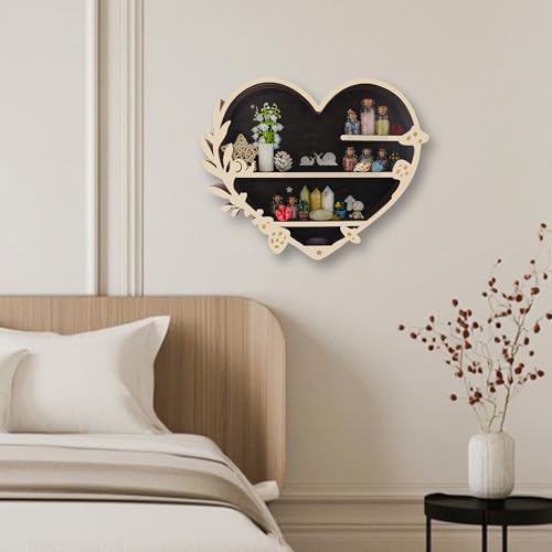 LED Mushroom Floating Shelves Crystal Shelf Display N1692