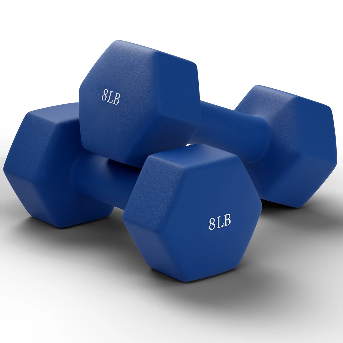 Set of 2 Black 35LB Hex Dumbbells I5612