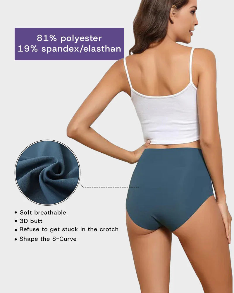 High-Waist No Show Panties 6 Pack P751