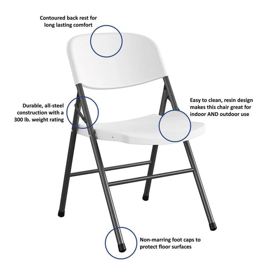 White Folding Chair G326889