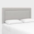 California King Chenille Tweed Upholstered Headboard N723184