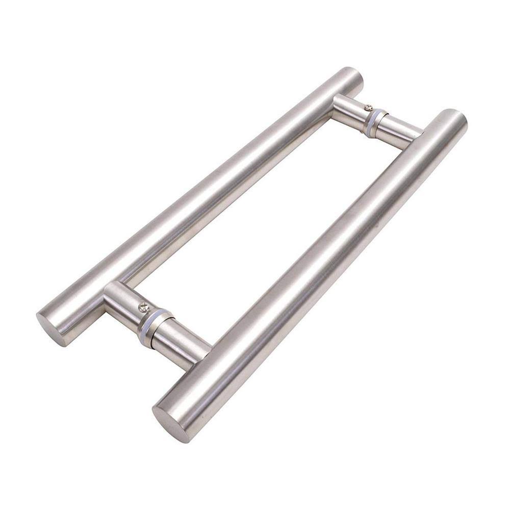 Matte Black Sliding Door Hardware 2-Set E887768