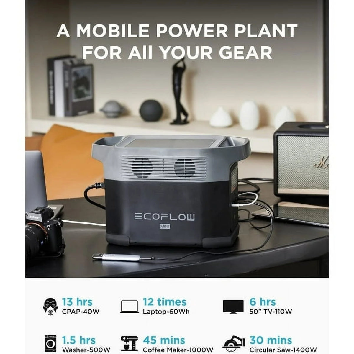 Portable Power Station 882Wh 1400W D5274
