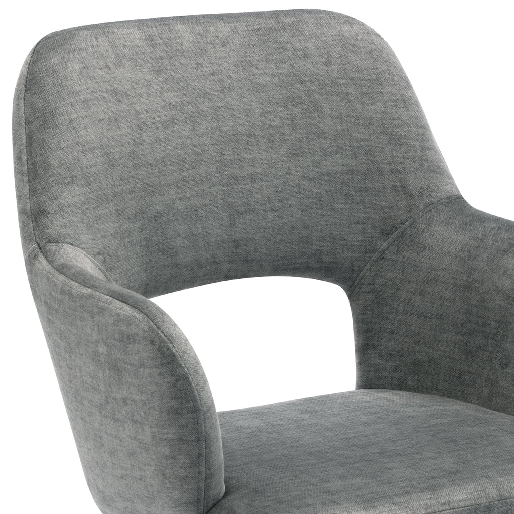 Cream Light Grey Fabric Office Chair P26948