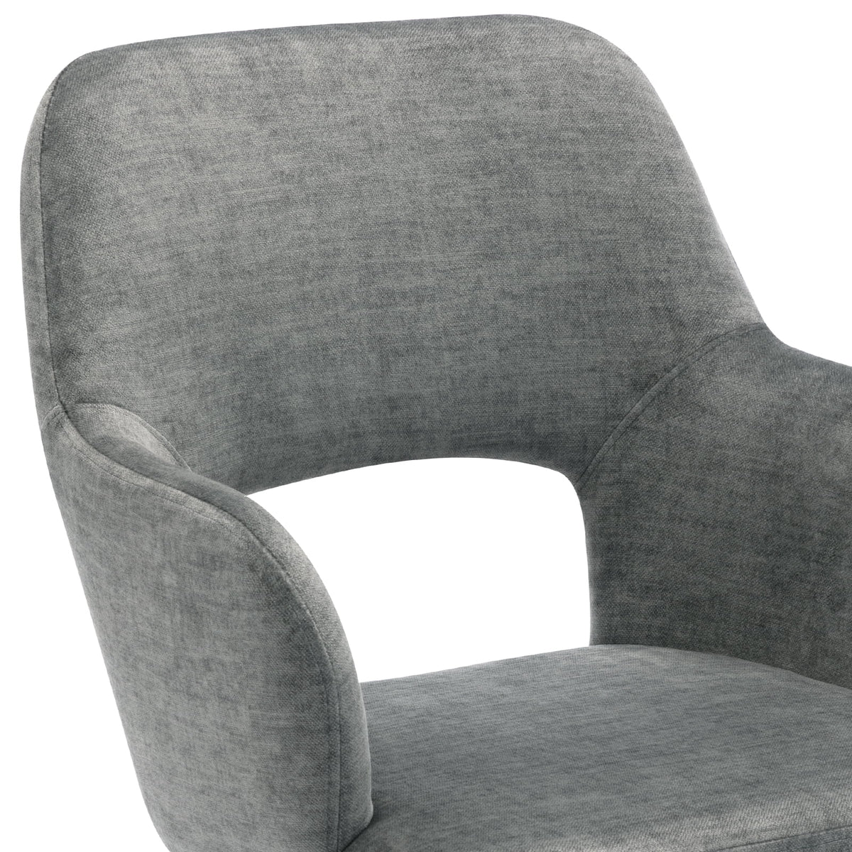 Cream Light Grey Fabric Office Chair P26948