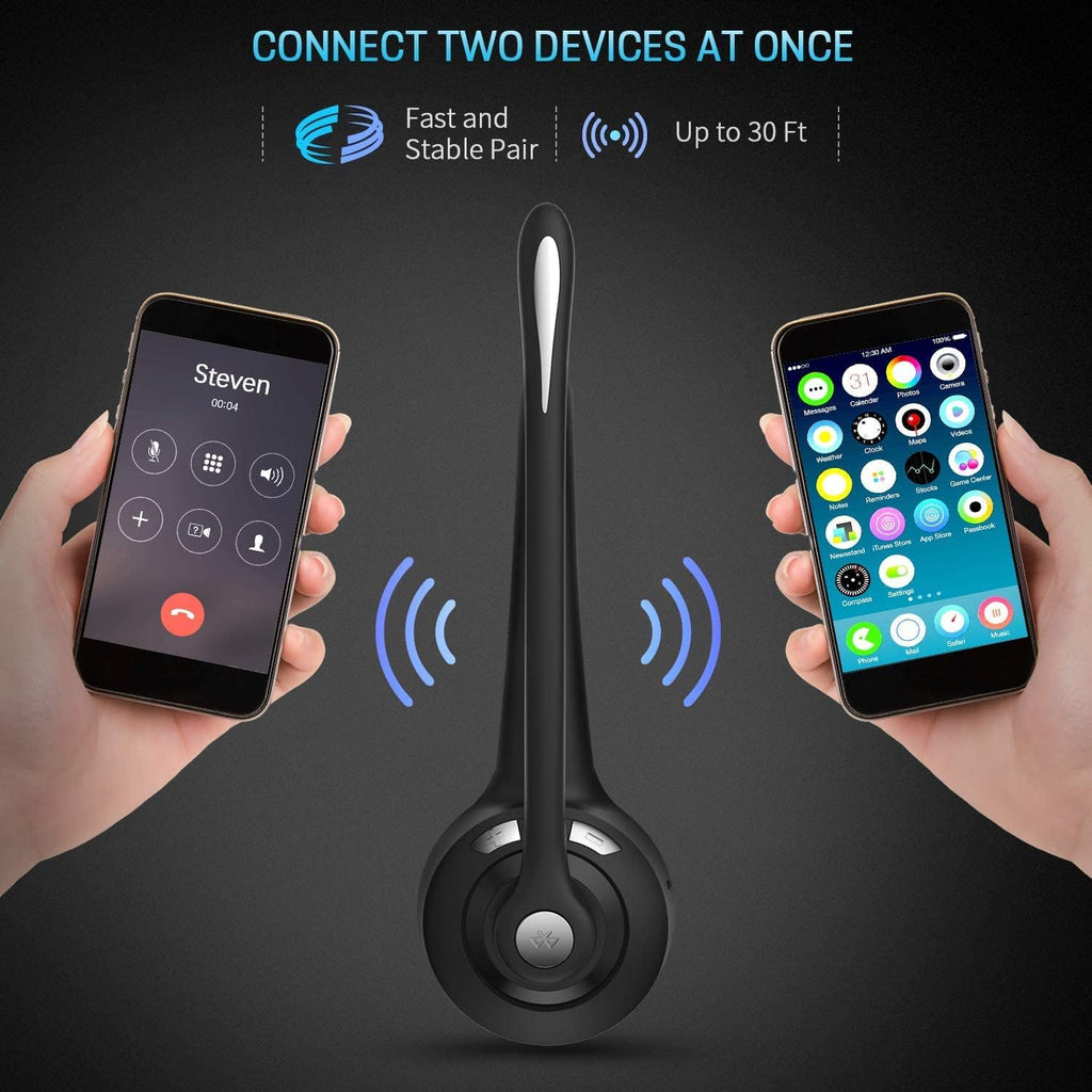 Wireless On Ear Headphones with Microphone J183