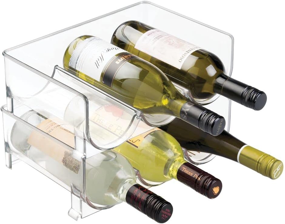 Plastic Stackable Wine Bottle Holder Stand I6479