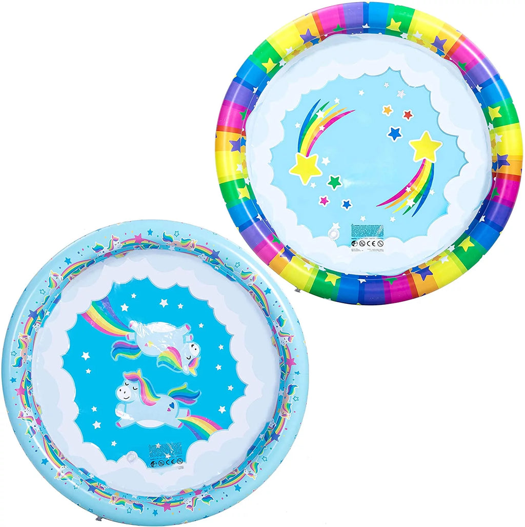 2 Pack Inflatable Kiddie Pool Set R18786
