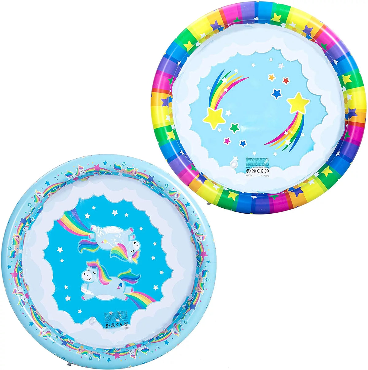 2 Pack Inflatable Kiddie Pool Set R18786
