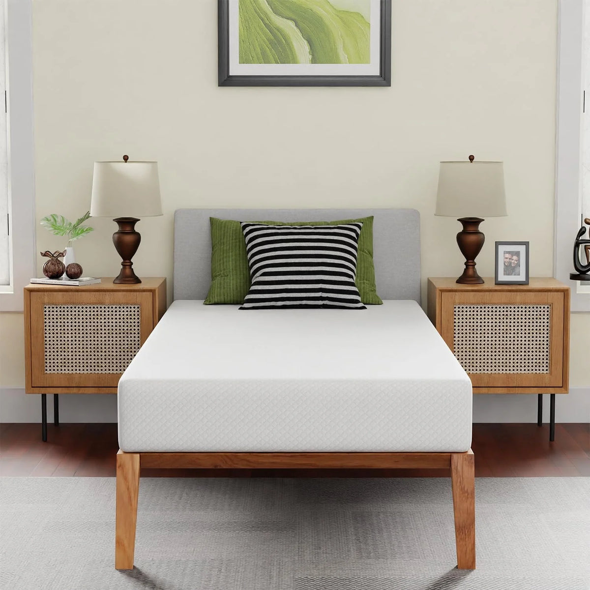 8 inch Twin Size Memory Foam Gel Mattress B428771