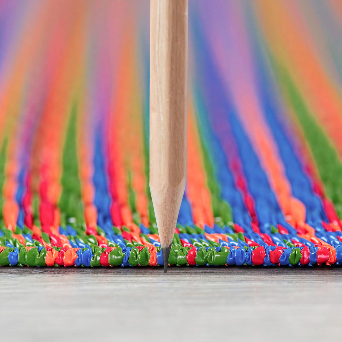 6x9 Waterproof Reversible Plastic Straw Outdoor Rug F998394