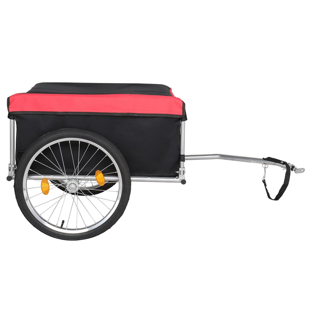 Foldable Bike Cargo Trailer with 20" Wheel & Universal Hitch I97597