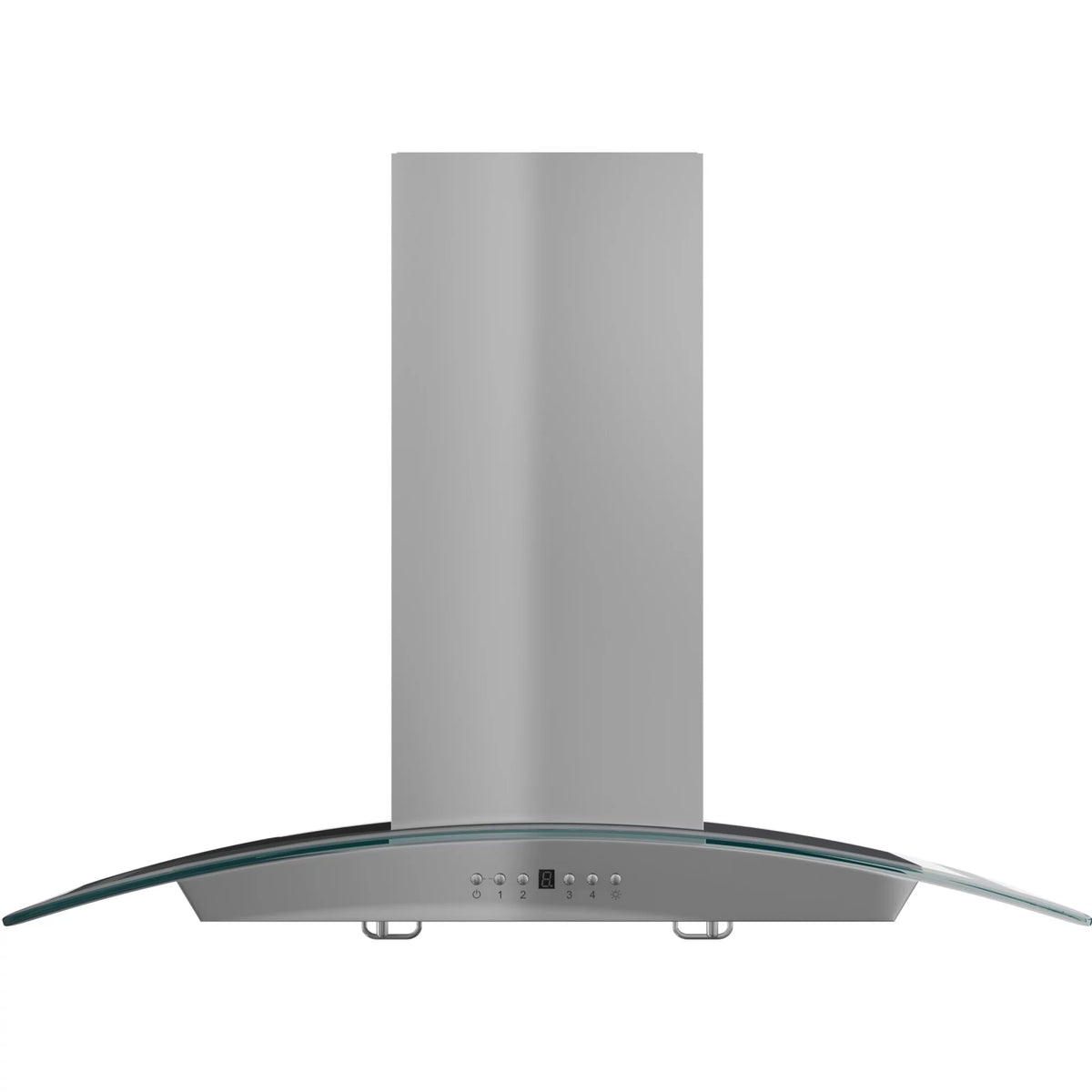 36 in. Island Mount Stainless Steel & Glass Range Hood Z655