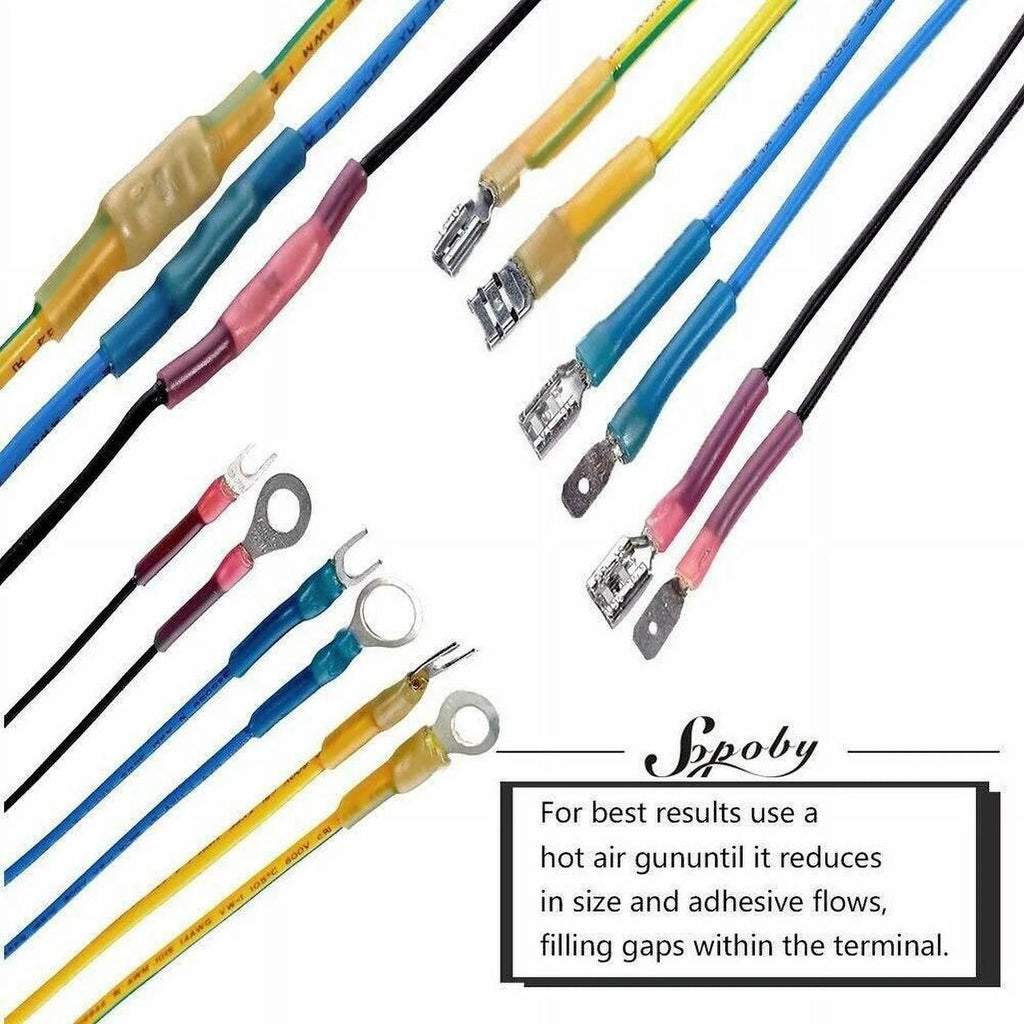 250Pcs Heat Shrink Wire Connectors F545