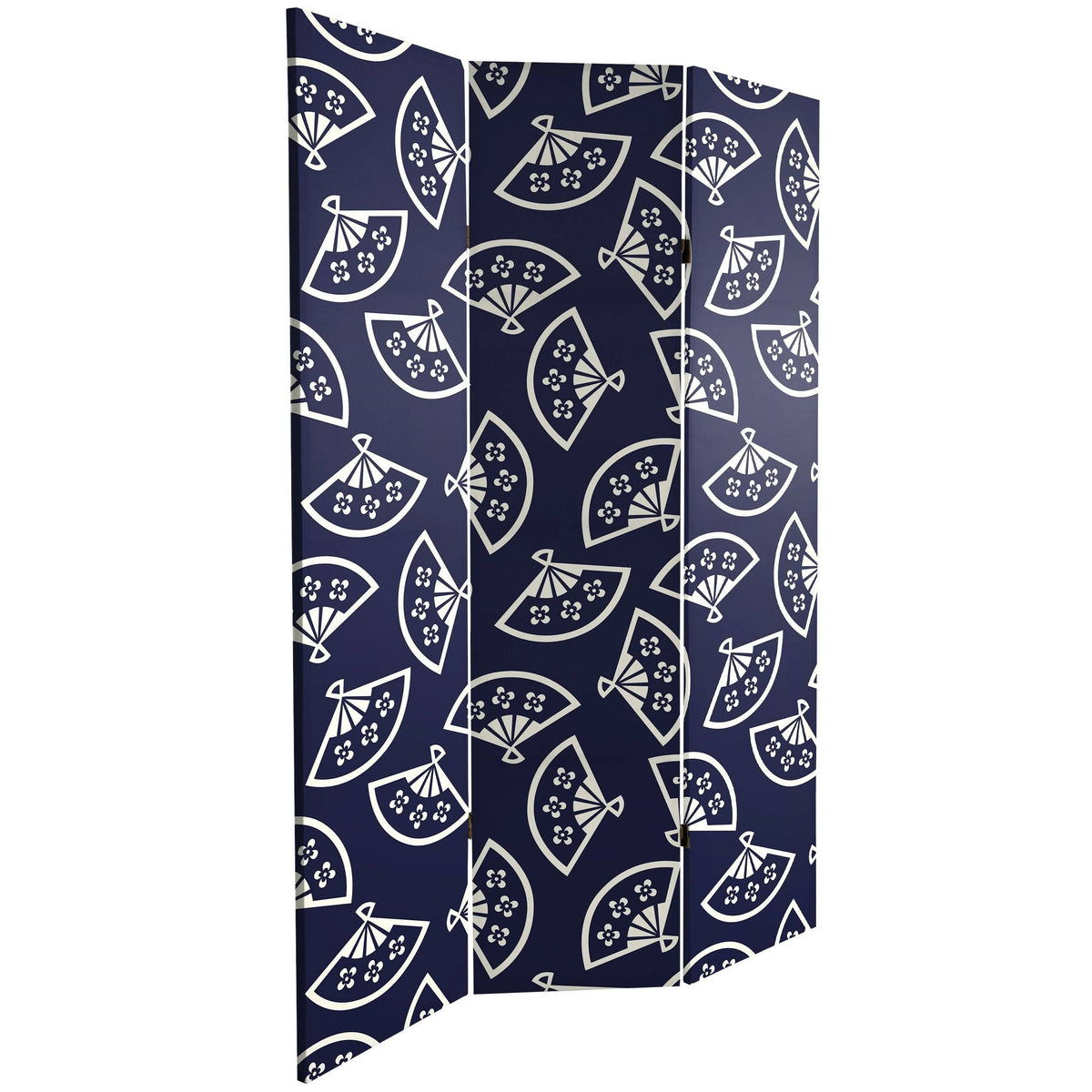 6 ft. Tall Double Sided Canvas Room Divider Q34741