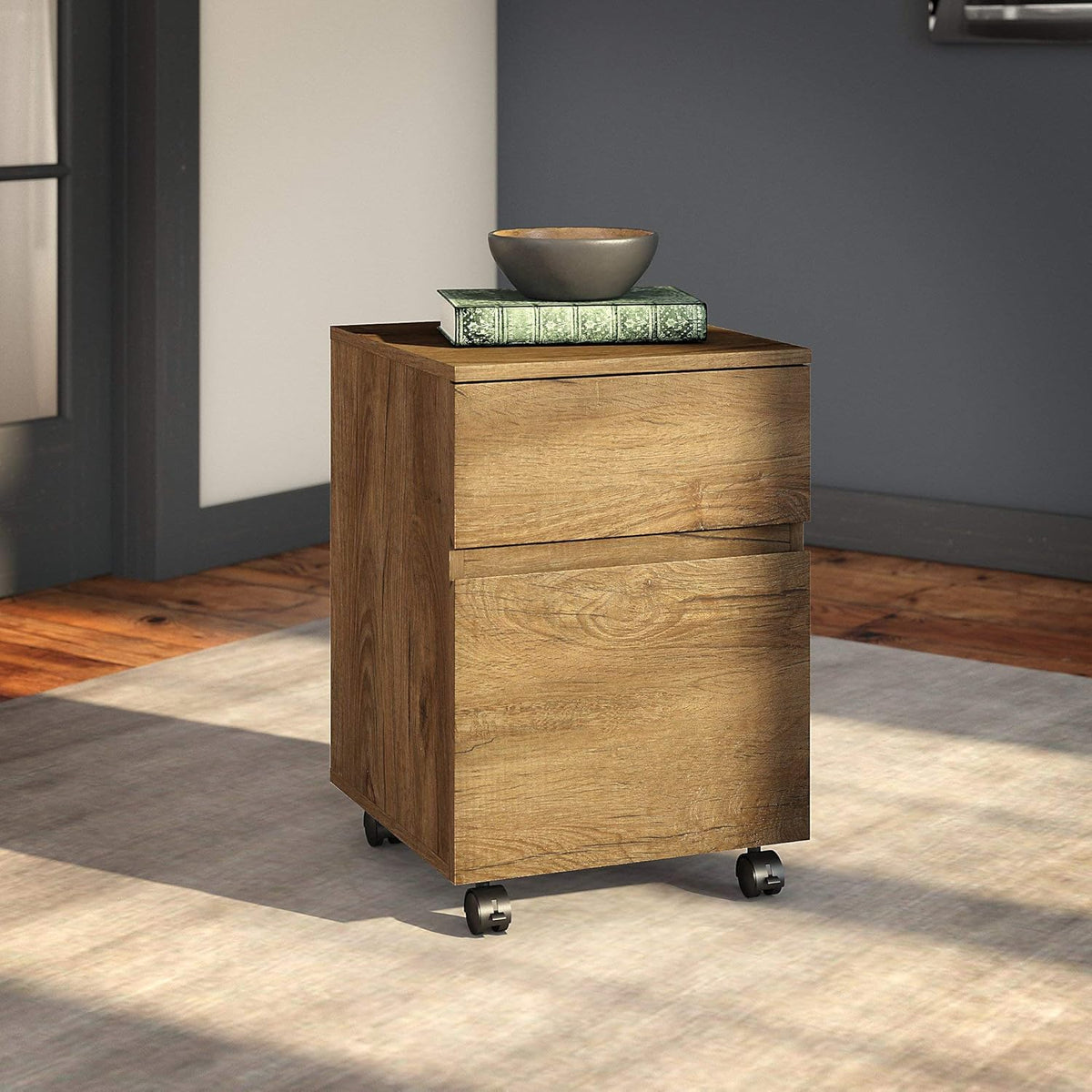 Rustic Brown File Cabinet C295