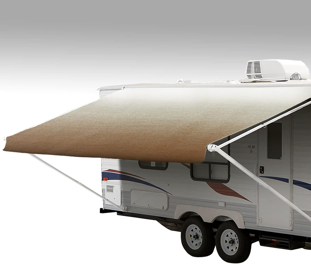 Weatherproof Vinyl RV Awning Fabric Replacement 16' L7552
