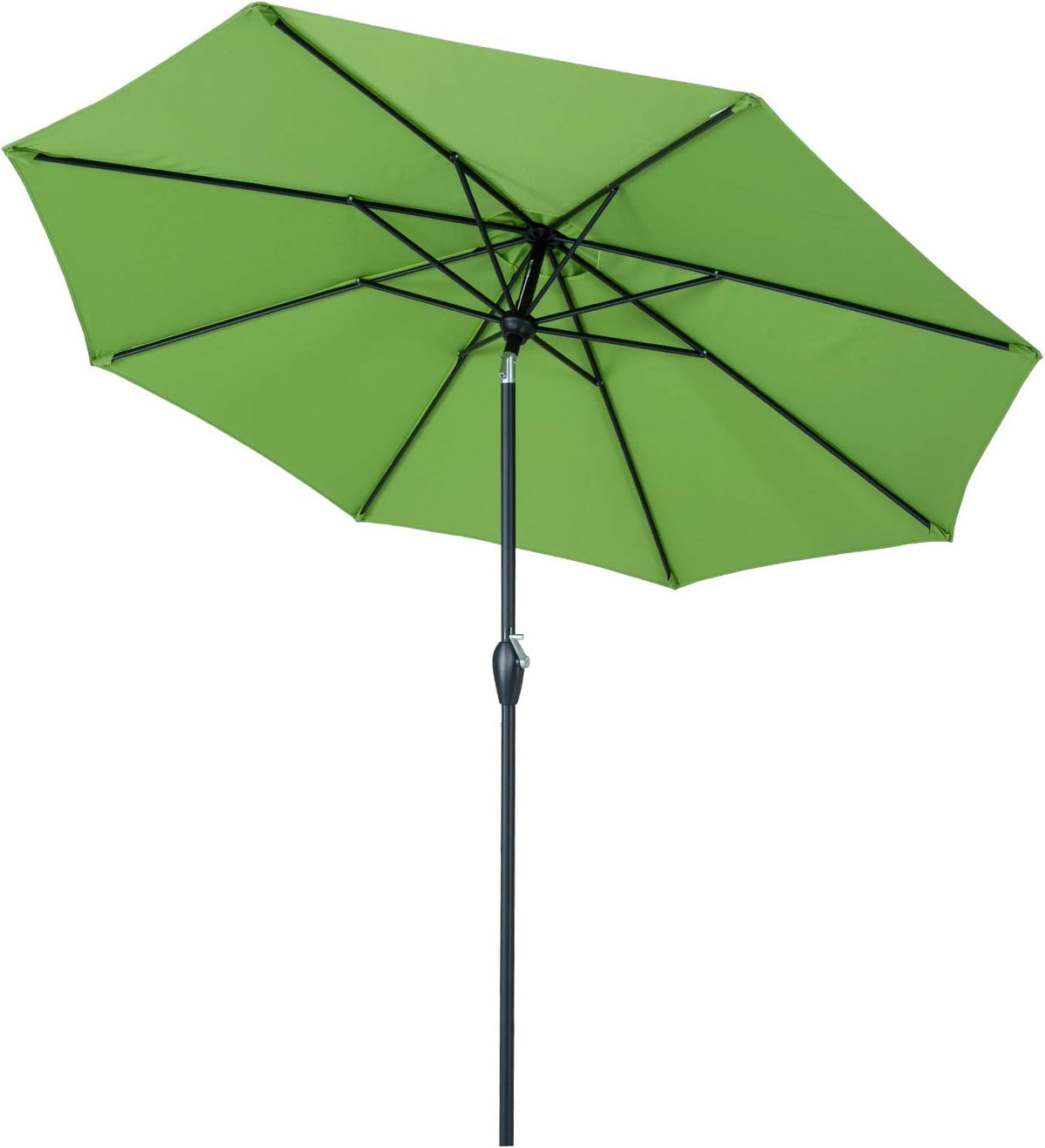10' Outdoor Patio Table Umbrella with Auto Tilt and Crank D881