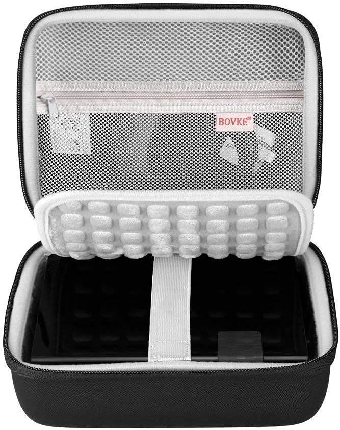 Black External Hard Drive Case with Zipper Pocket X7120