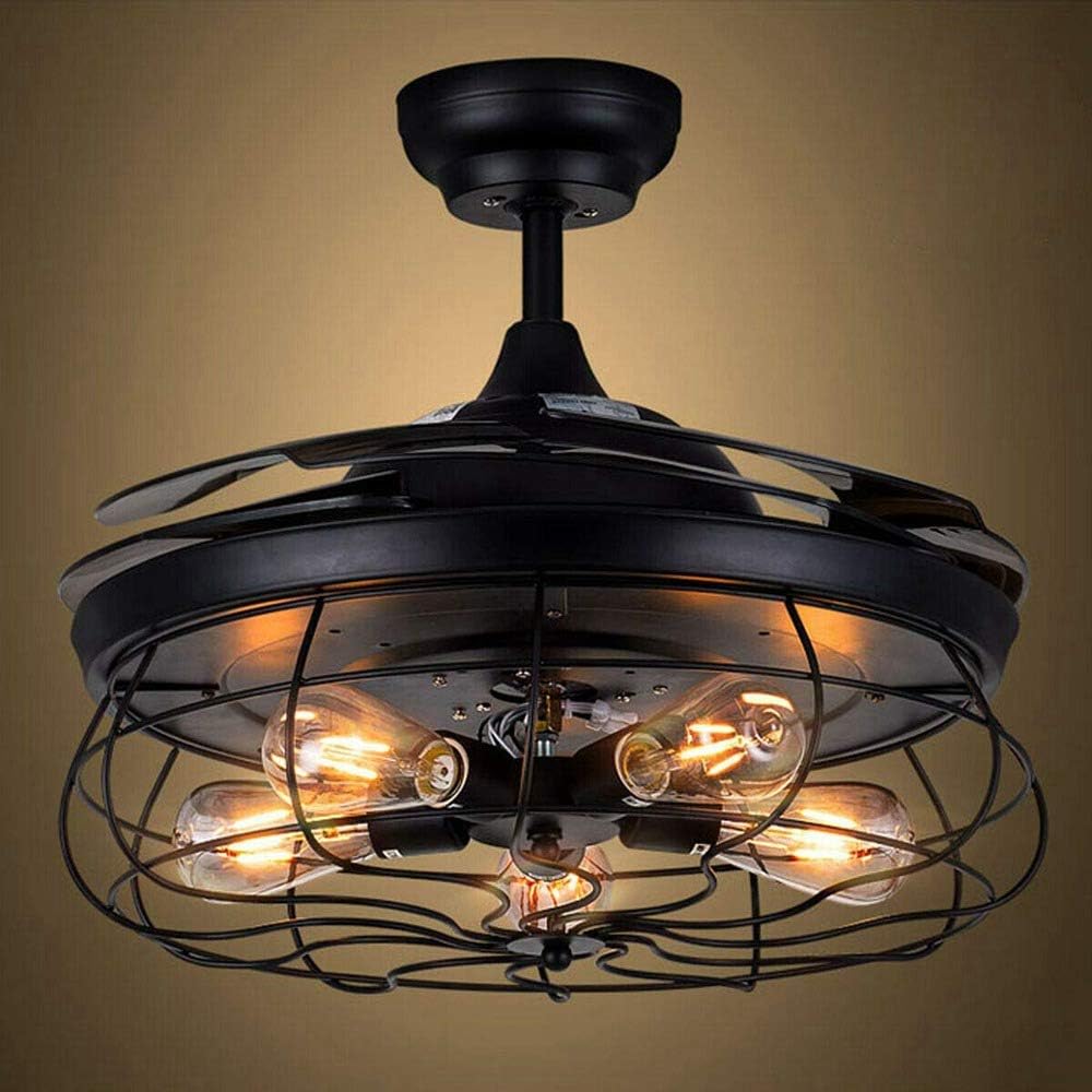 42 Inch Ceiling Fan with Light Retractable Blades A79060