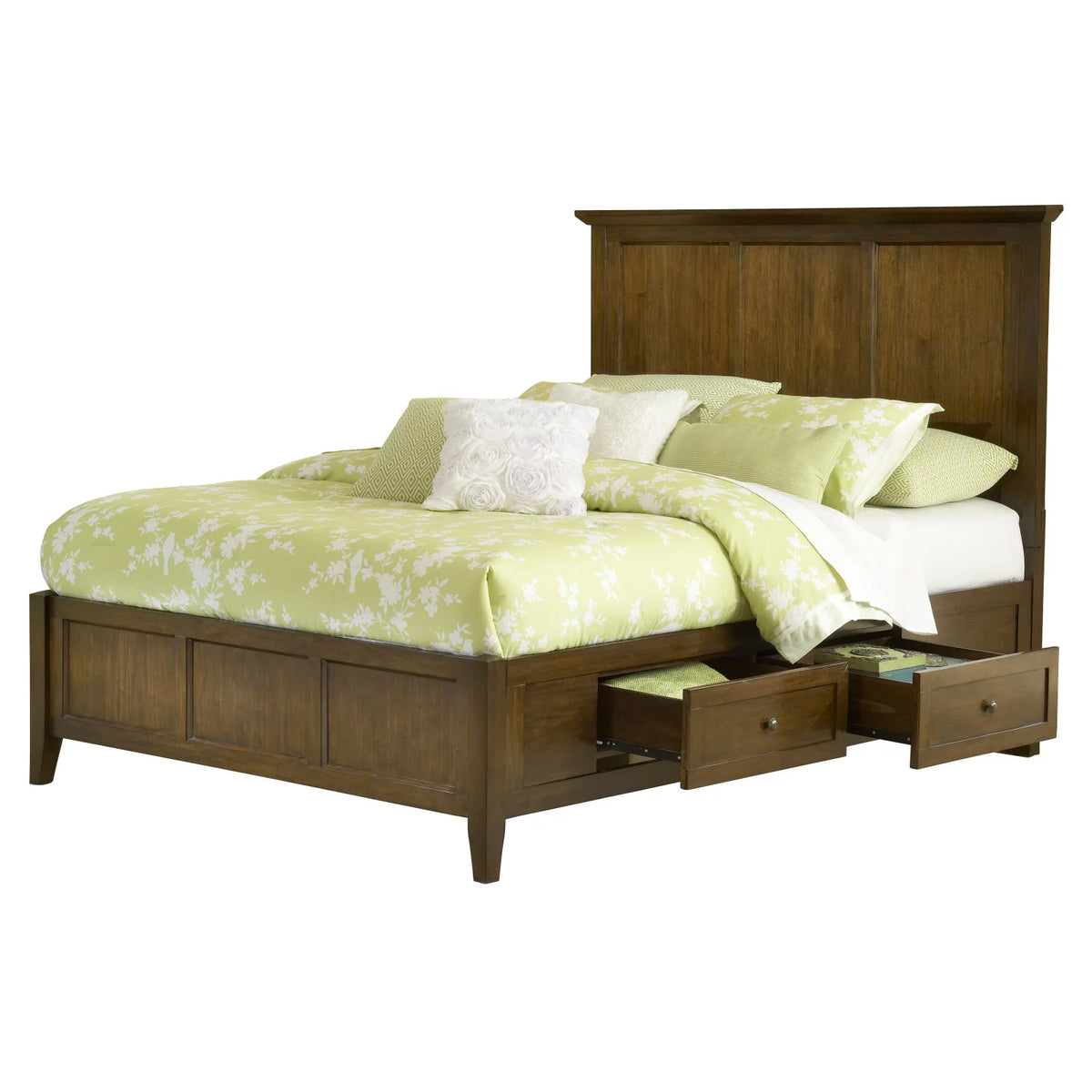California King Solid Wood Panel Bed G408855