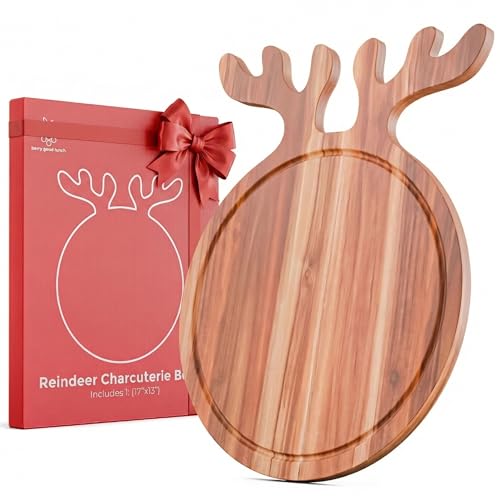 17-Inch Acacia Wood Christmas Cutting Board Y782030