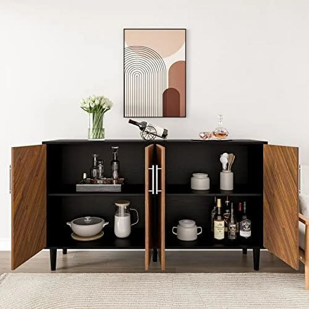 Black 4 Door Sideboard N586972