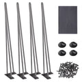 Steel Rod 28" Heavy Duty Furniture Legs 4PCS H97053