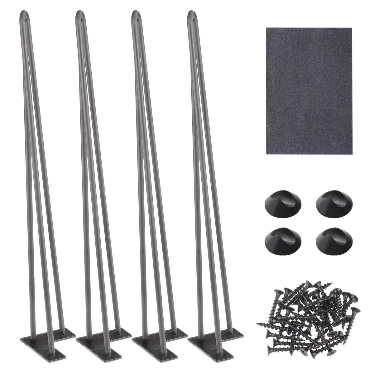 Steel Rod 28" Heavy Duty Furniture Legs 4PCS H97053