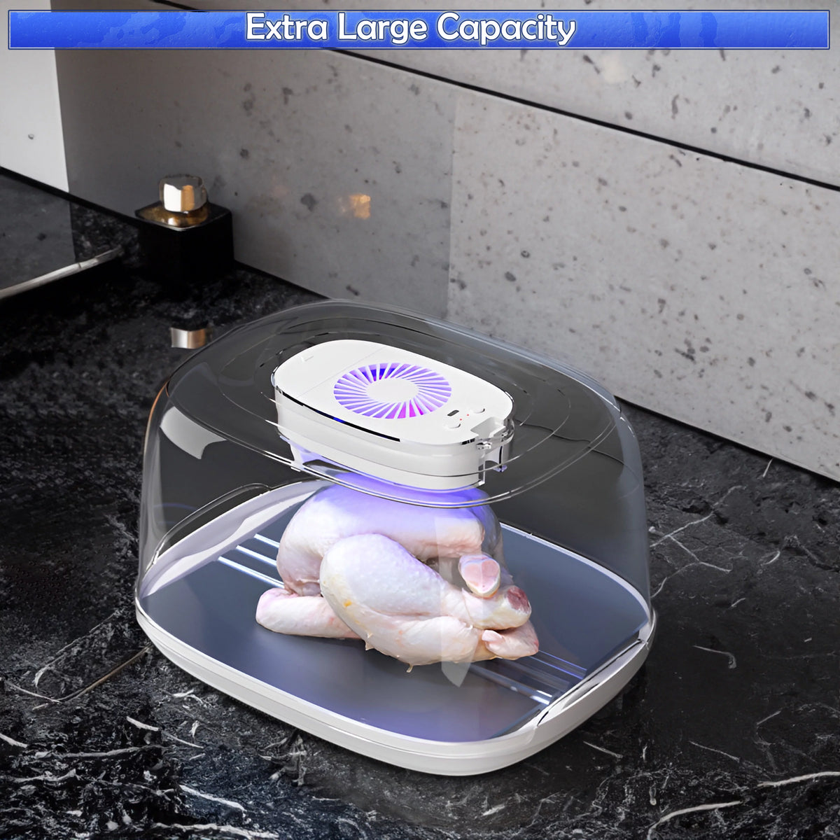 3 in 1 Defrosting Tray USB Rechargeable Aluminum E912