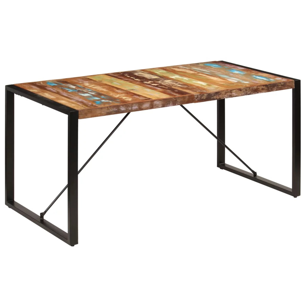 Solid Reclaimed Wood Dining Table Q67787