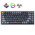 Wireless Bluetooth/USB Wired Gaming Mechanical Keyboard, Compact 84 Keys RGB LED Backlit Red Switch U737348