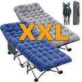 2 Pack Folding Camping Cot with Mattress and Carry Bag V392005