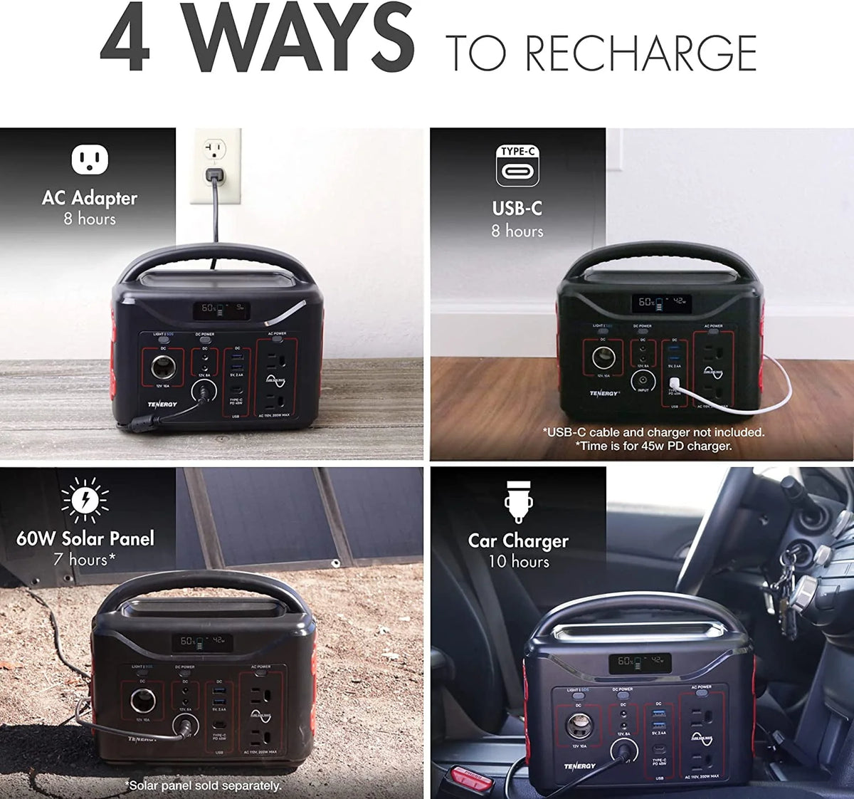 300Wh Portable Power Station J70634