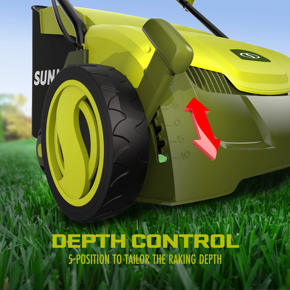 Electric 12.6-inch Lawn Dethatcher + Scarifier with Collection Bag L897111