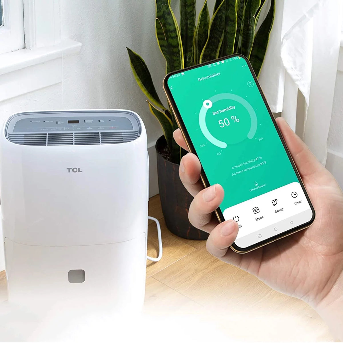 50 Pint Dehumidifier with Voice Control V201948