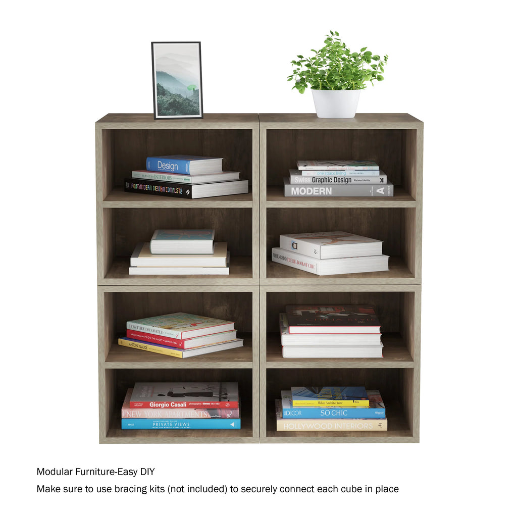 2 Shelf End Table O663