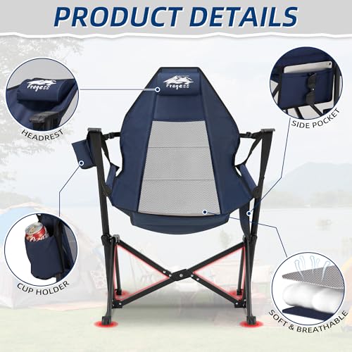 Hammock Camping Chair with Headrest and Cup Holder Y8633