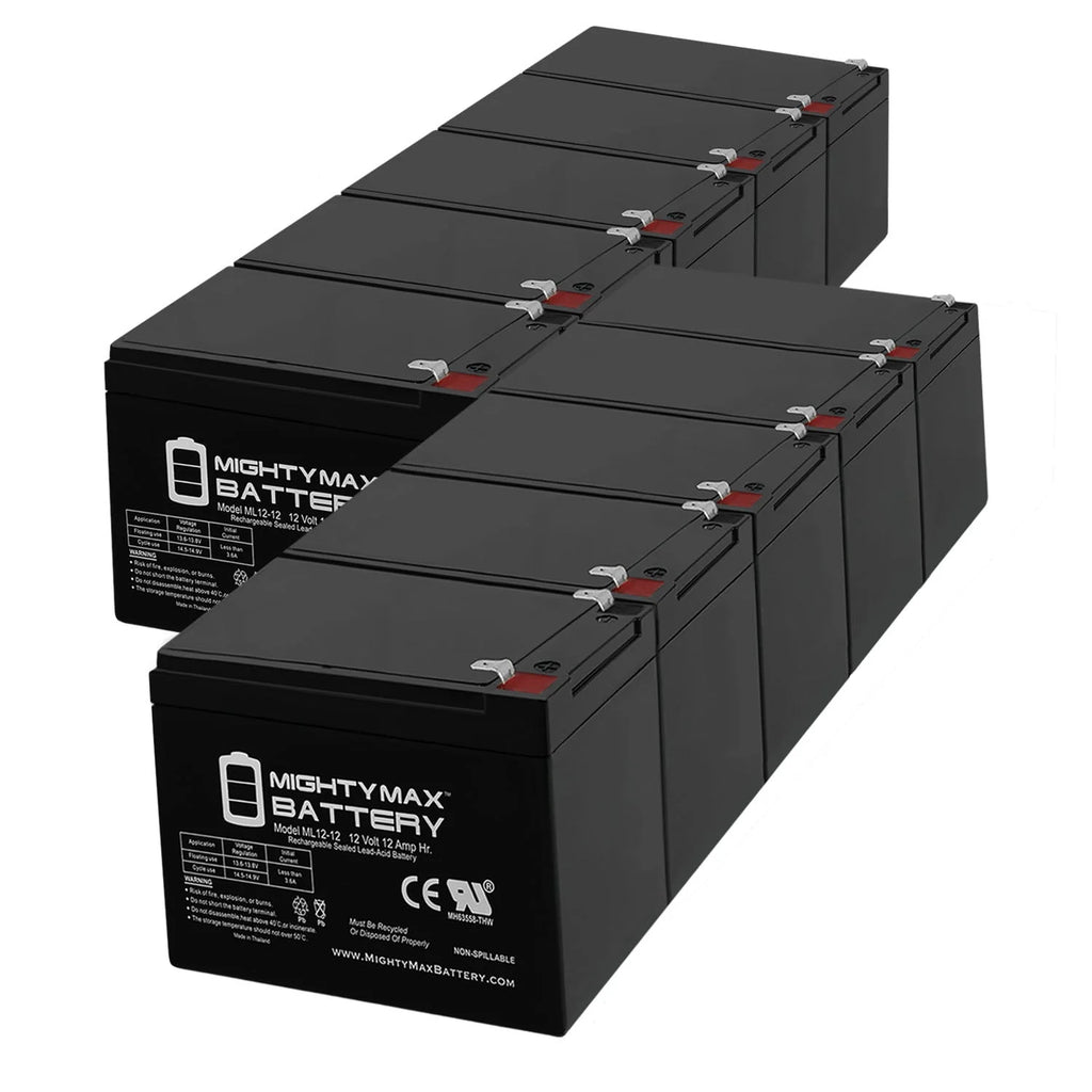12V 12AH Deep-Cycle Rechargeable Battery D1694