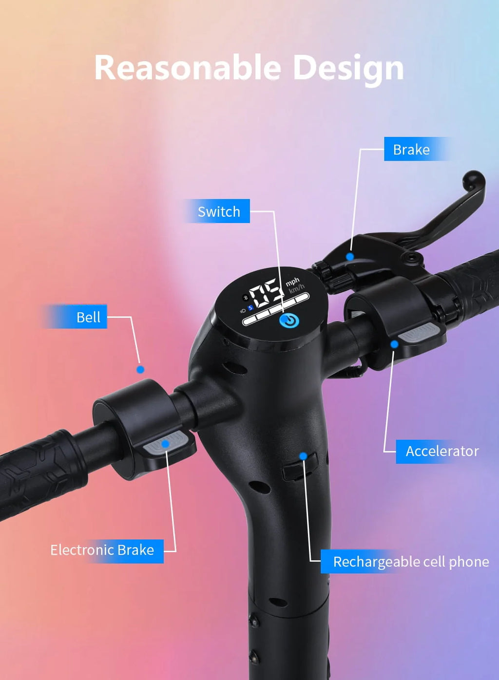 500W 10.4 Ah Folding Electric Scooter Z278792