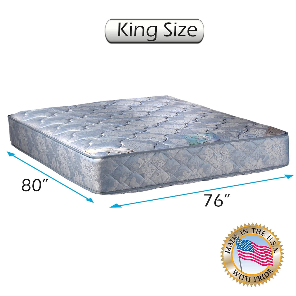Blue King Innerspring Mattress with Protector R4496