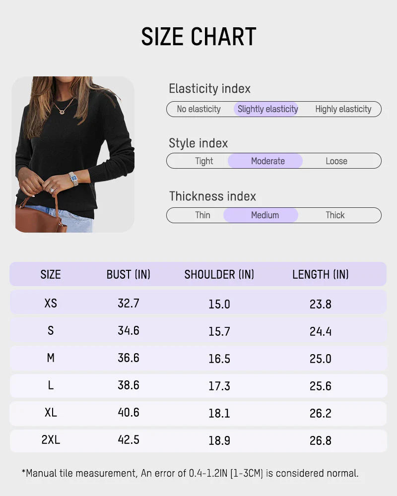 Wool Blend Long Sleeve Pullover Sweater Y37096