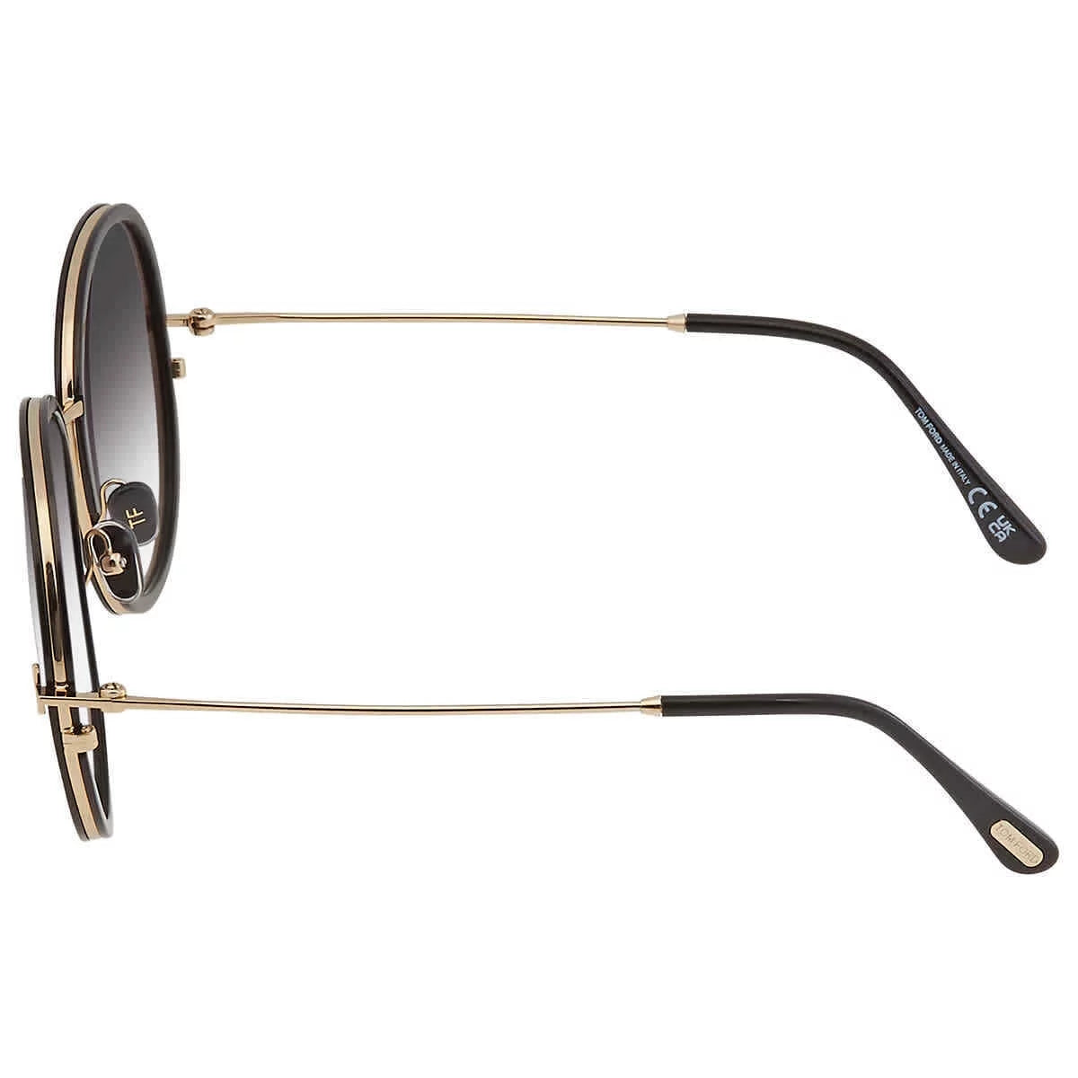 Shiny Black Women's Sunglasses N281459